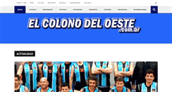 Desktop Screenshot of elcolonodeloeste.com.ar